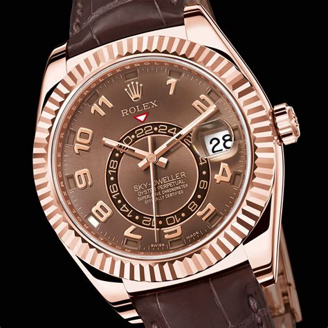 rolex sky dweller leather strap